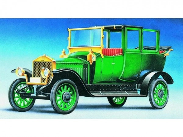 Směr Model Olditimer Rolls Royce stříbrná Ghos 1911 15 2x5,6 cm v krabici 25x14 5x4 1:32