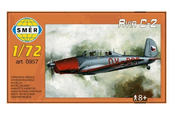 Směr plastikový model letadla ke slepení Avia C 2 15 1:72
