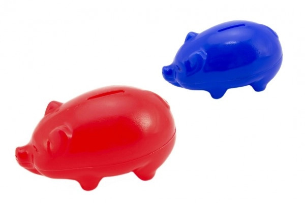 Směr Pokladnička Prasátko plast 16cm asst 2 barvy 12m+