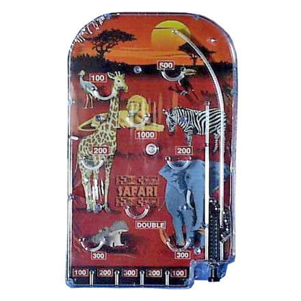 Pinball Tivoli zvířátka společenská hra hlavolam 19x21cm v sáčku
