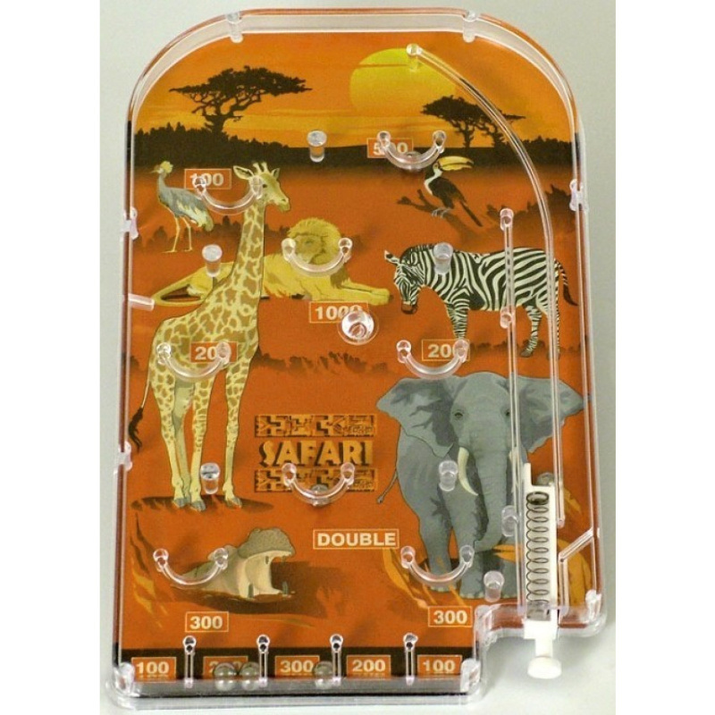 Pinball Tivoli zvířátka společenská hra hlavolam 19x21cm v sáčku