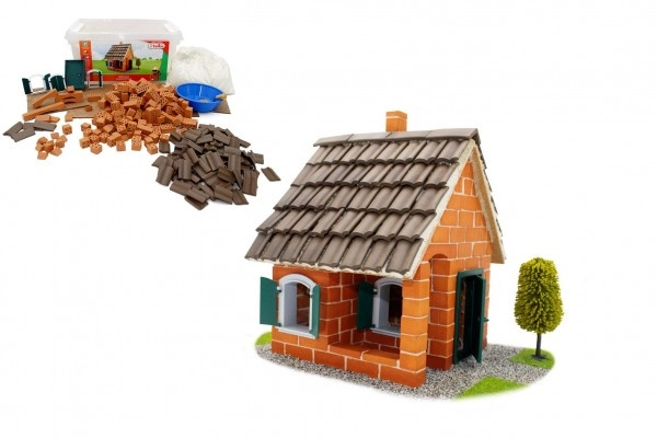 Stavebnice Teifoc Letní dům 320ks v plastovém boxu