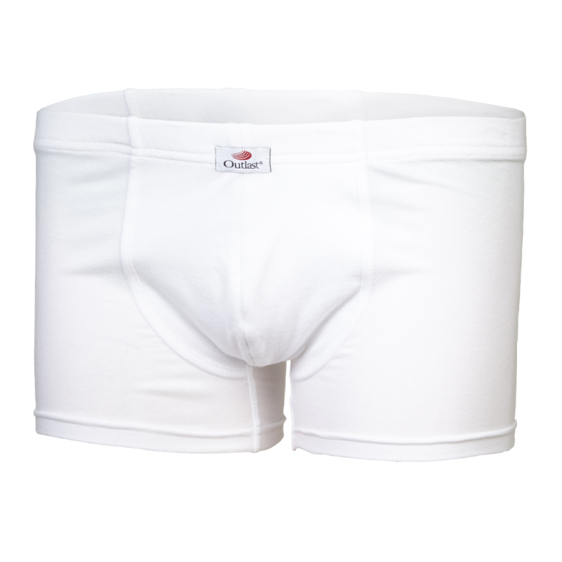 BARIDI wear Boxerky pánské tenké Outlast® - bílá Velikost oblečení: S