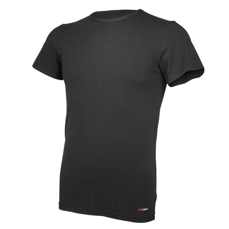 BARIDI wear Tričko pánské KR tenké výstřih U Outlast® - černá Velikost oblečení: L