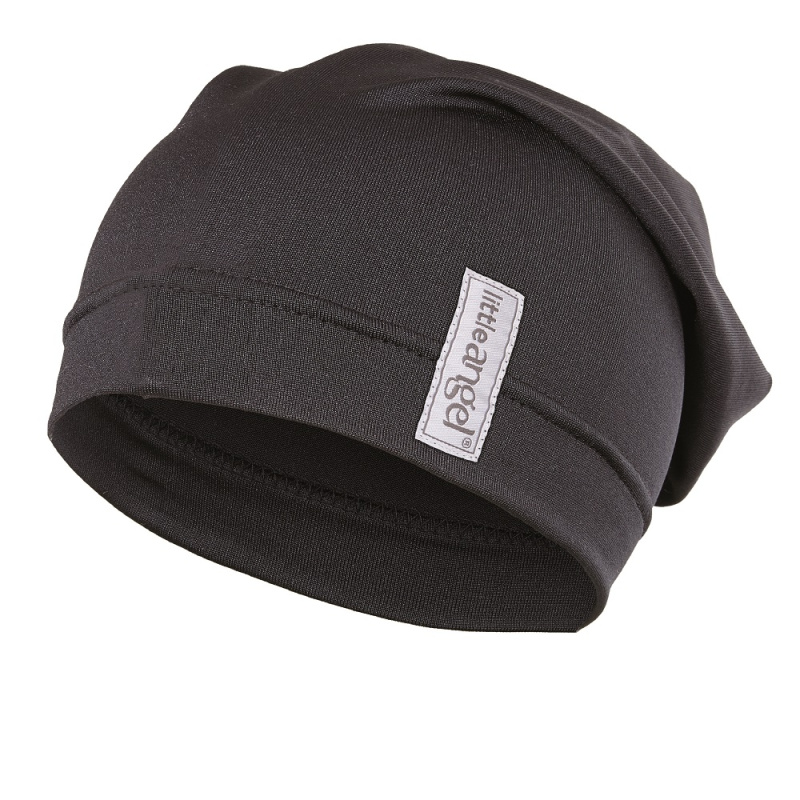 Little Angel Čepice tenká dlouhá Outlast® - černá Velikost čepic: 4 | 45-48 cm