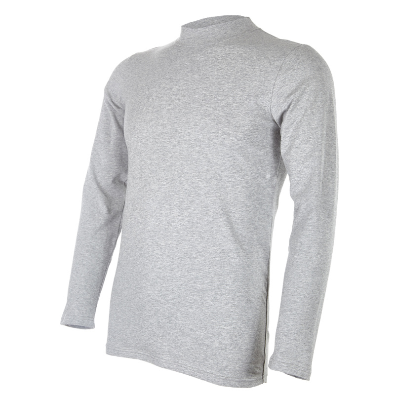 BARIDI wear Tričko pánské DR tenké stojáček Outlast® - šedý melír Velikost oblečení: XL