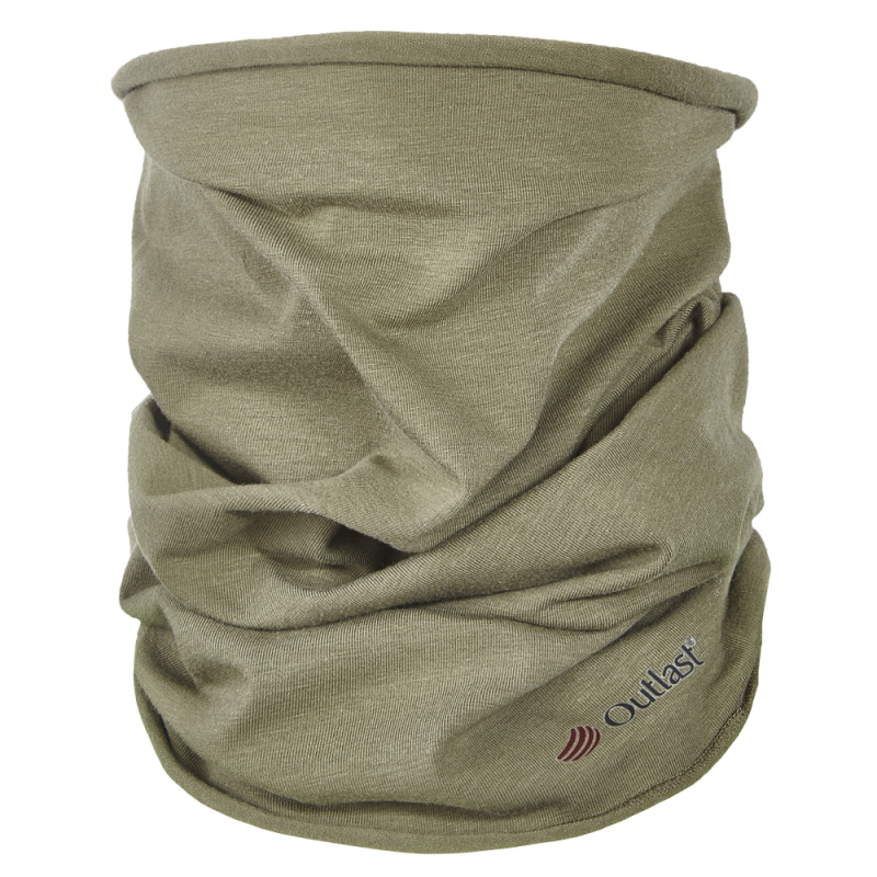 BARIDI wear Nákrčník multifunkční tenký Outlast® - khaki