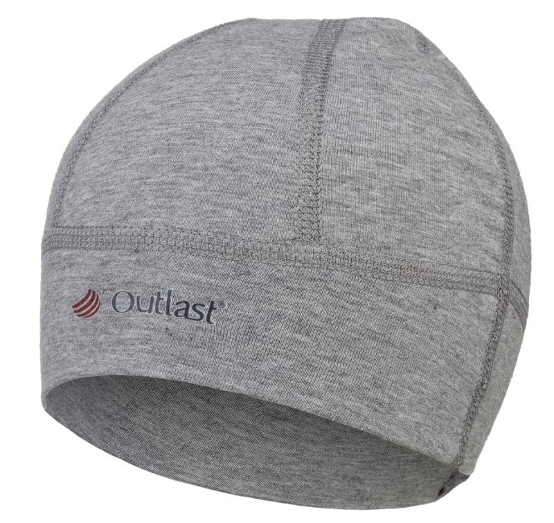 Little Angel Čepice SPORT tenká Outlast® - šedý melír Velikost čepic: 3 | 42-44 cm
