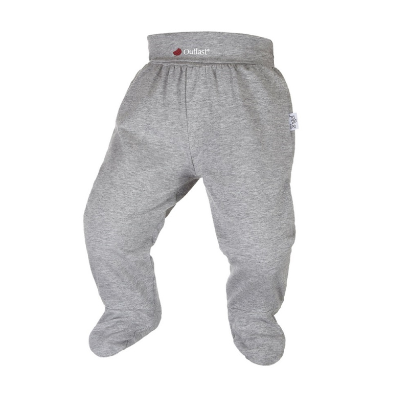 Little Angel Polodupačky tenké Outlast® - šedý melír Velikost oblečení: 74