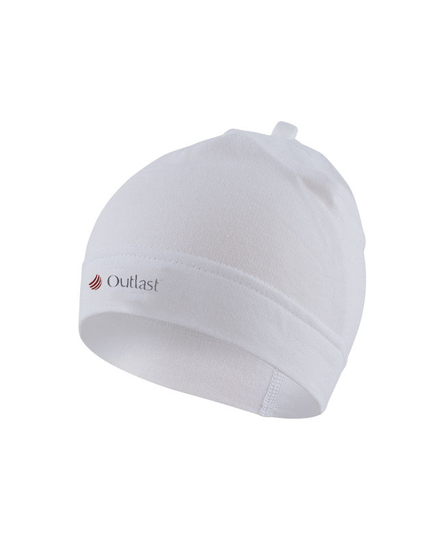 Little Angel Čepice smyk natahovací Outlast ® - bílá Velikost čepic: 4 | 45-48 cm