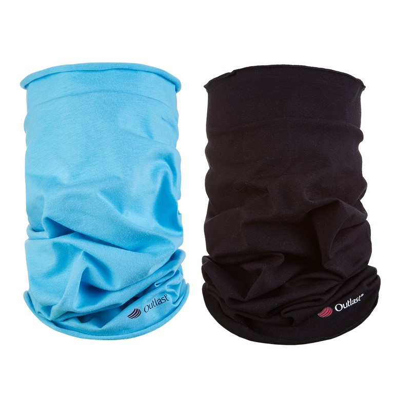 BARIDI wear Set nákrčník multifunkční tenký Outlast® - sv.modrá/černá Velikost ostatní: UNI