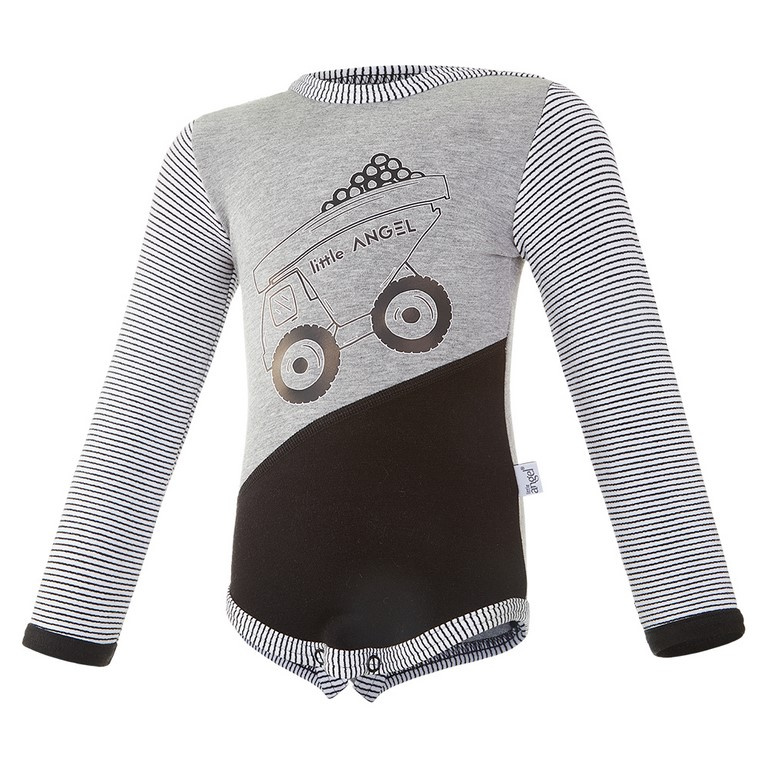 Little Angel Body smyk STAVITEL DR Outlast® - šedý melír Velikost oblečení: 62