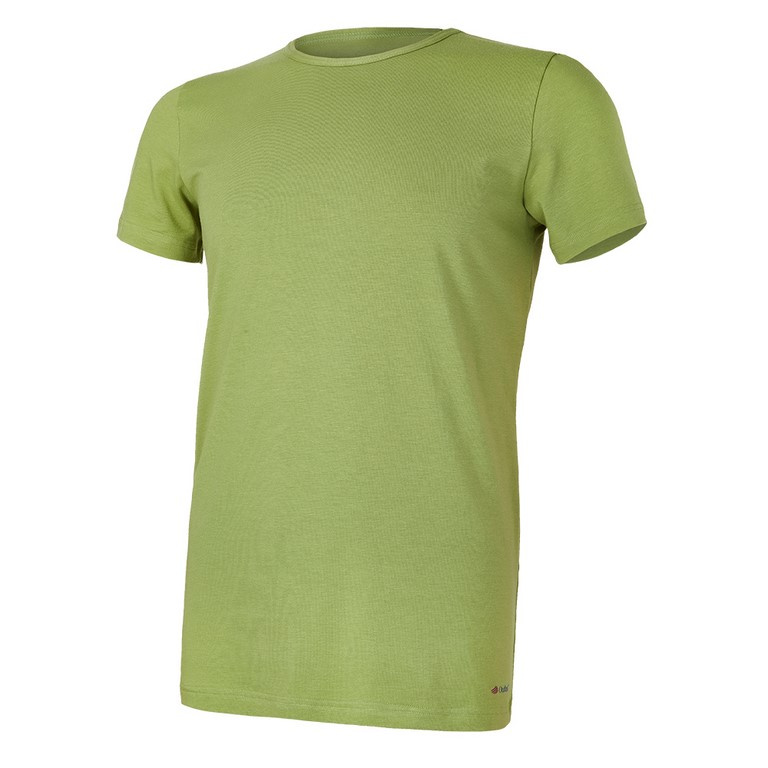 BARIDI wear Tričko pánské KR tenké výstřih U Outlast® - zelená matcha Velikost oblečení: XXL