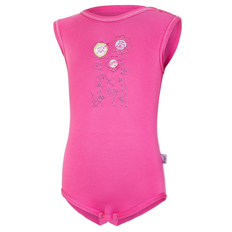 Little Angel Body tílko tenké obrázek Outlast® - tm.růžová Velikost oblečení: 62