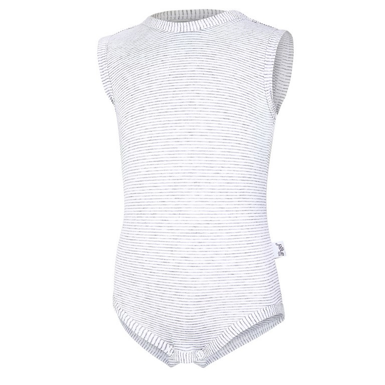 Little Angel Body tílko tenké Outlast® - pruh bílošedý melír Velikost oblečení: 62