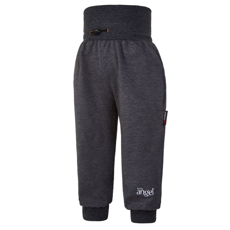 Little Angel Tepláky tenké Outlast® - tm.šedý melír Velikost oblečení: 128