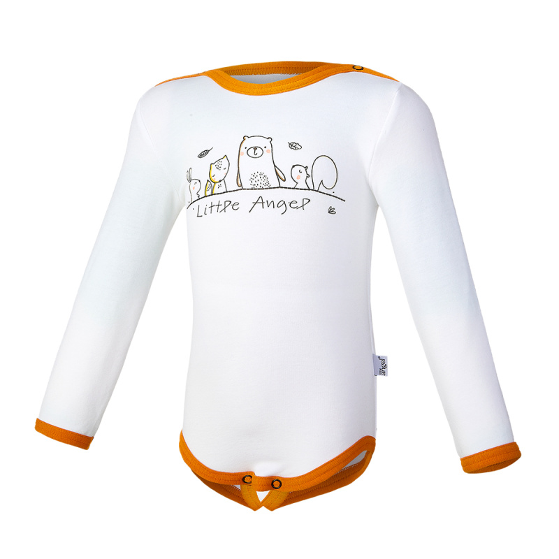 Little Angel Body smyk zvířátka DR Outlast® - bílá/medová Velikost oblečení: 68