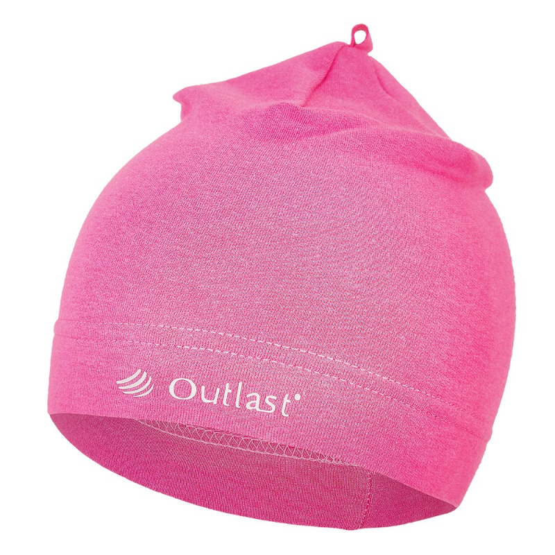Little Angel Čepice smyk natahovací Outlast ® - růžová Velikost čepic: 5 | 49-53 cm