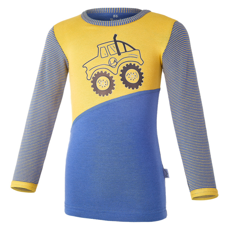 Little Angel Tričko smyk STAVITEL DR Outlast® - indigo-auto Velikost oblečení: 86