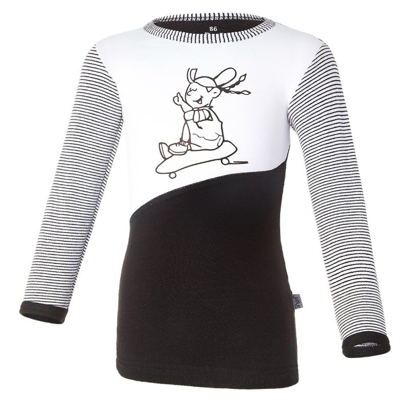 Little Angel Tričko smyk STAVITEL DR Outlast® - černá-holka Velikost oblečení: 110