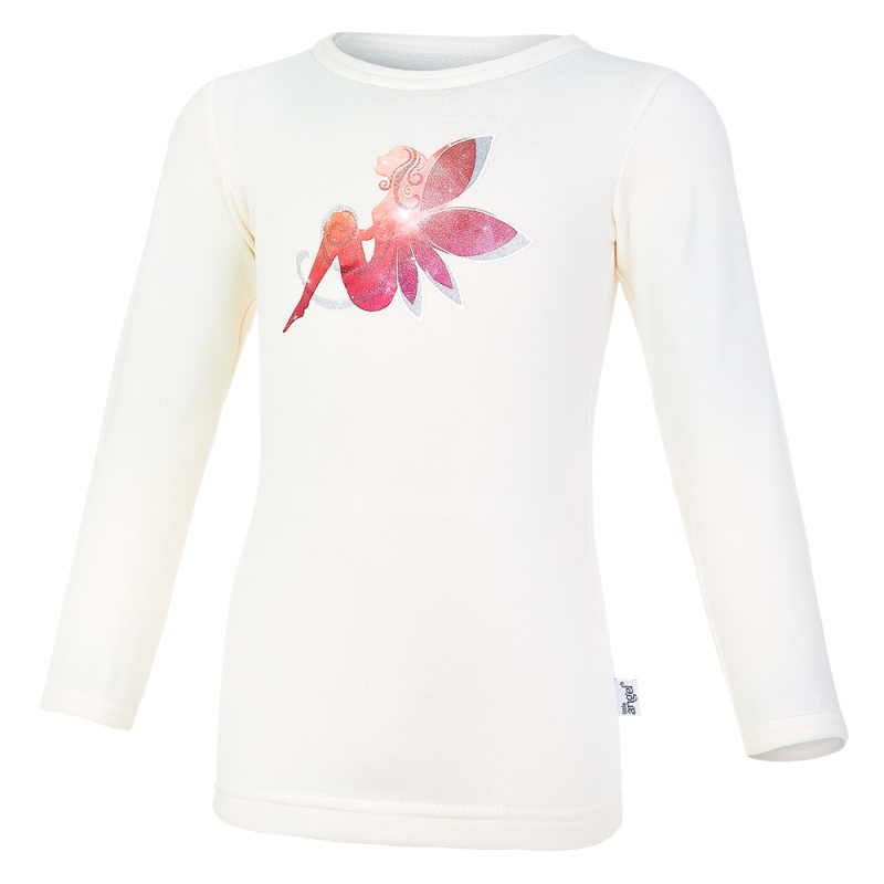 Little Angel Tričko smyk LESK DR Outlast® - bílá káva Velikost oblečení: 86