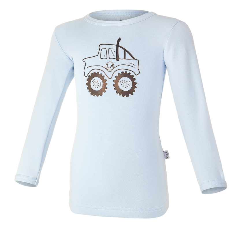 Little Angel Tričko smyk AUTO DR Outlast® - sv.modrá Velikost oblečení: 92