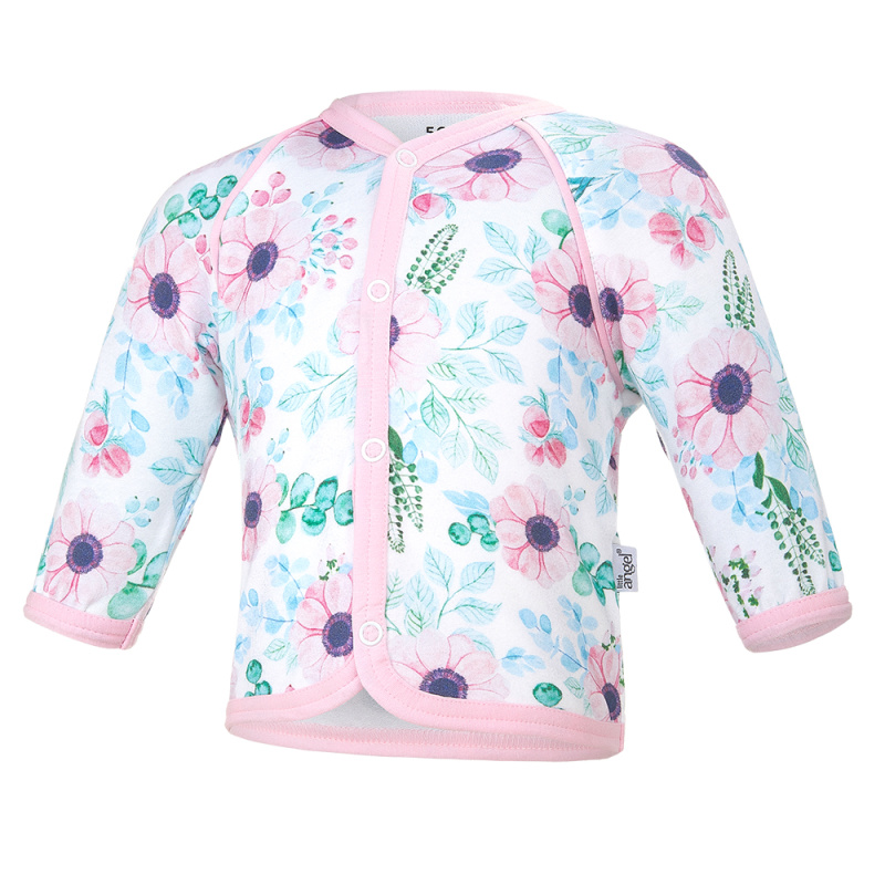 Little Angel Kabátek smyk TISK Outlast® - květy Velikost oblečení: 50-56