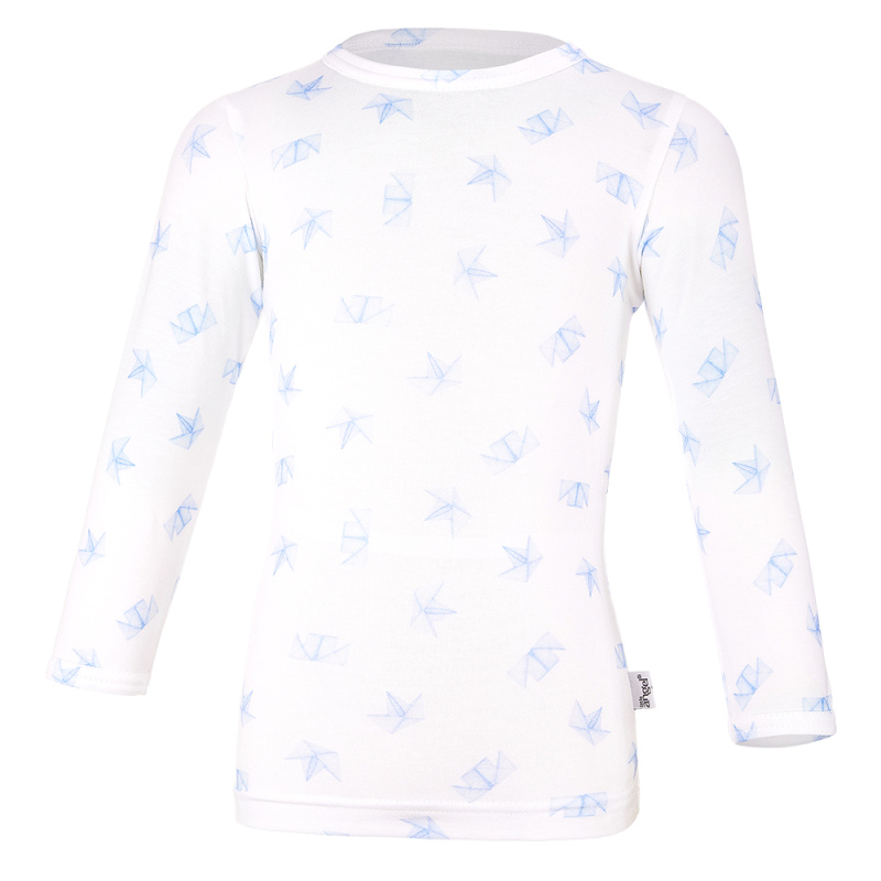 Little Angel Tričko tenké DR TISK Outlast® - loďky papírové Velikost oblečení: 86