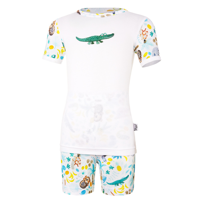 Little Angel Pyžamo tenké KR TISK Outlast® - džungle Velikost oblečení: 92