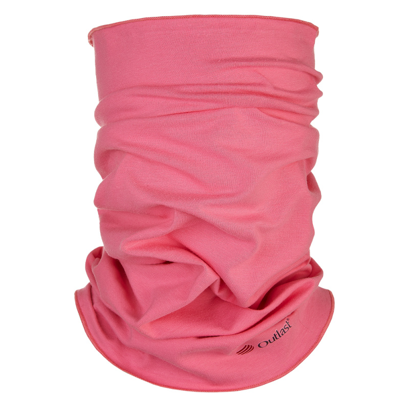 BARIDI wear Nákrčník multifunkční tenký Outlast® - růžová