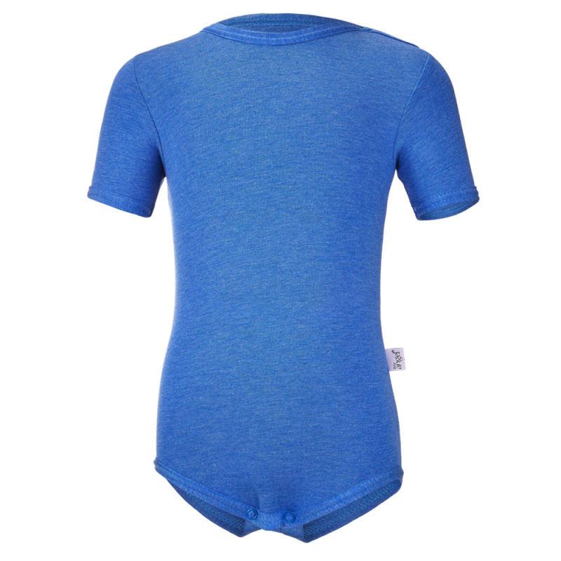 Little Angel Body tenké KR Outlast® - modrý melír Velikost oblečení: 62