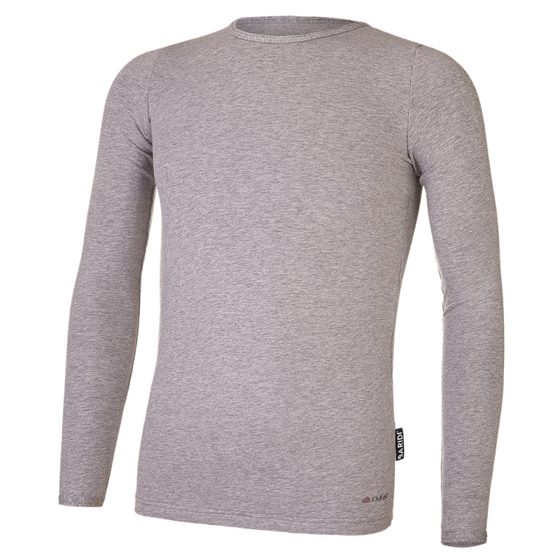 BARIDI wear Tričko smyk DR Outlast® - šedý melír Velikost oblečení: 164