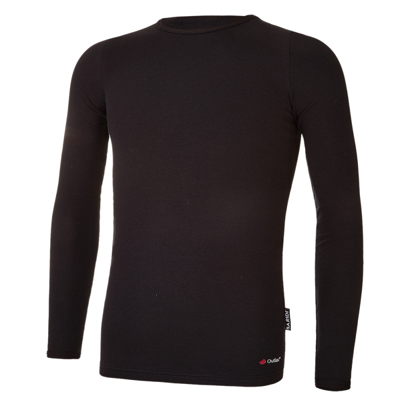 BARIDI wear Tričko smyk DR Outlast® - černá Velikost oblečení: 158