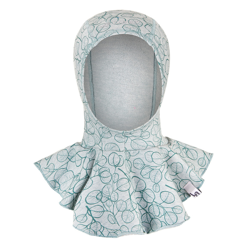 Little Angel Kukla smyk TISK Outlast® - lišejník melír eukalyptus Velikost čepic: 3 | 42-44 cm