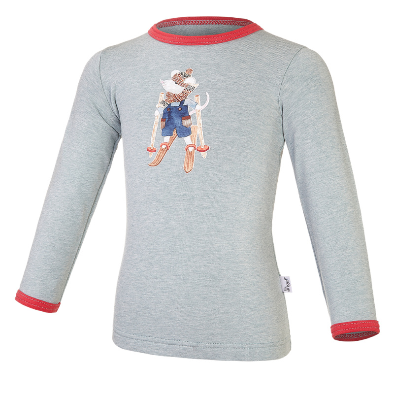 Little Angel Tričko smyk obrázek DR Outlast® - lišejník melír Velikost oblečení: 98