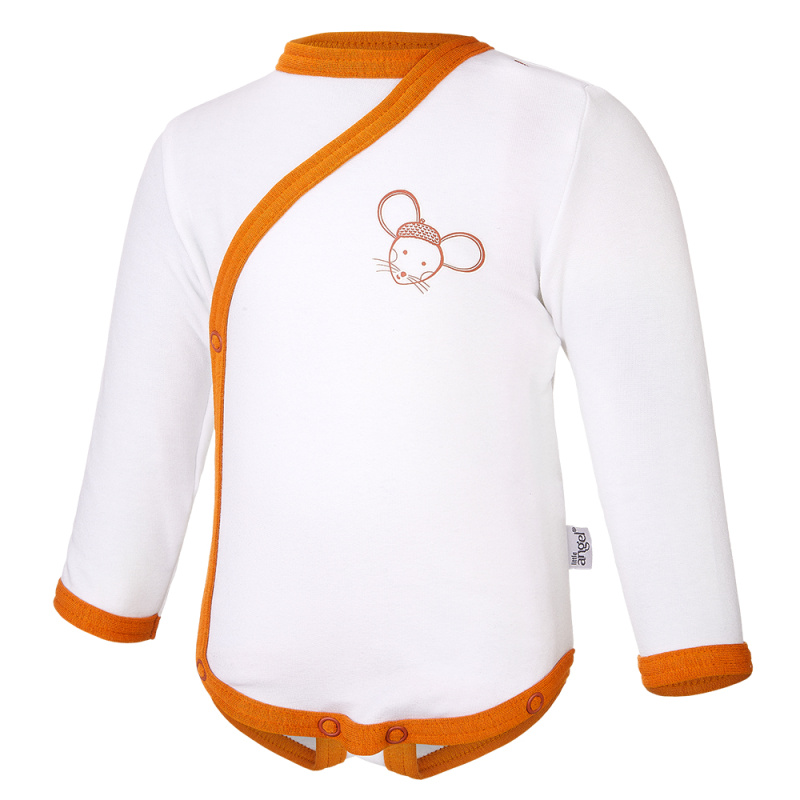 Little Angel Body smyk zavinovací DR Outlast® - bílá/medová Velikost oblečení: 68