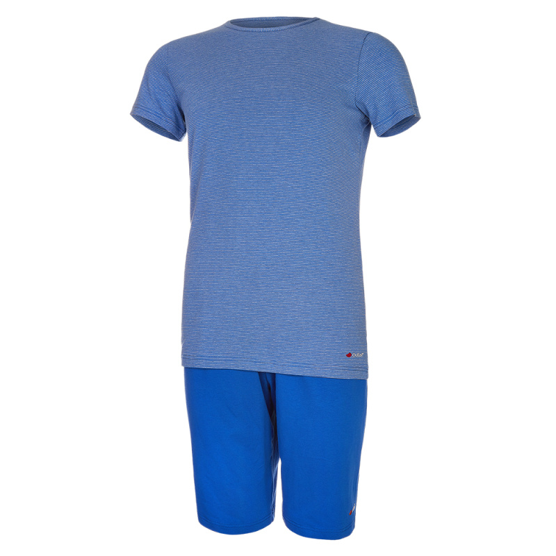 BARIDI wear Souprava pánská Outlast® - pruh šedomodrý/modrá royal Velikost oblečení: S