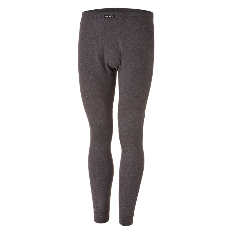 BARIDI wear Spodky pánské tenké Outlast® - tm.šedý melír Velikost oblečení: S