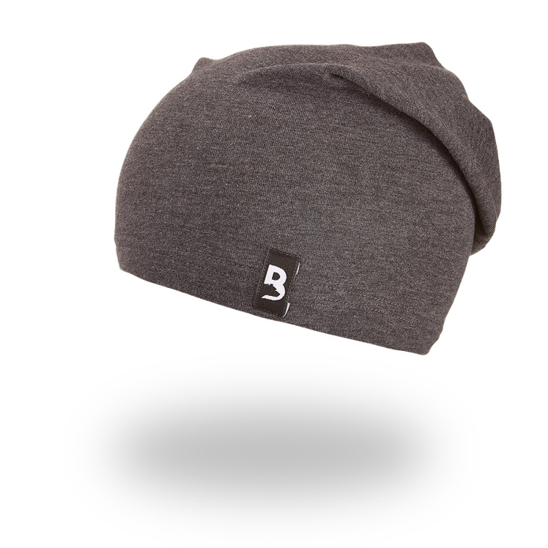 BARIDI wear Čepice smyk spadlá BARIDI Outlast® - tm.šedý melír Velikost čepic: 5 | 49-53 cm