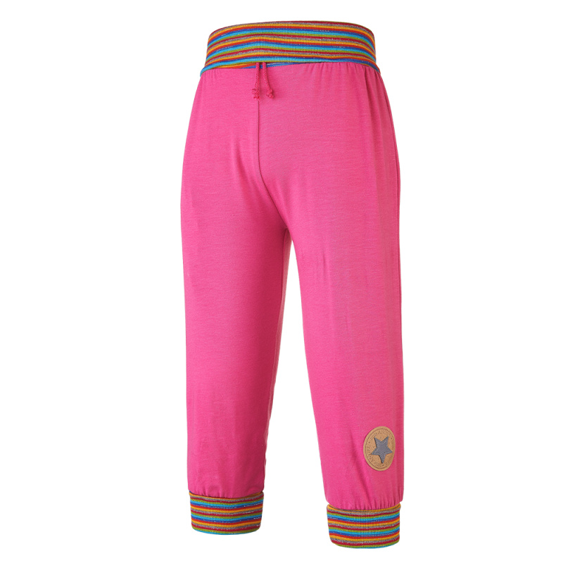 Little Angel Tepláky tenké Outlast® - tm.růžová Velikost oblečení: 80