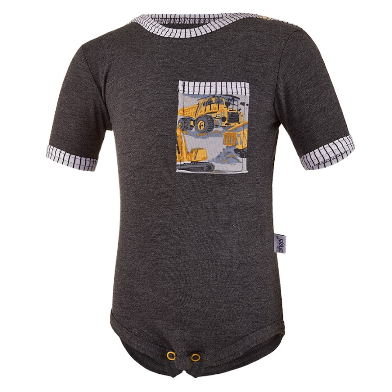 Little Angel Body tenké KR Outlast® - tm.šedý melír Velikost oblečení: 74