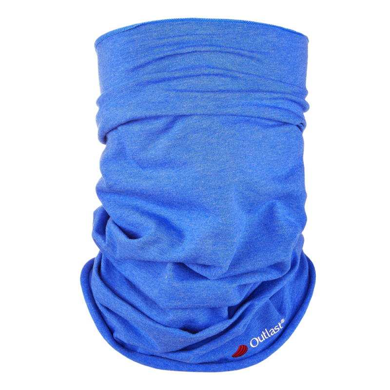 BARIDI wear Nákrčník multifunkční tenký Outlast® - modrý melír