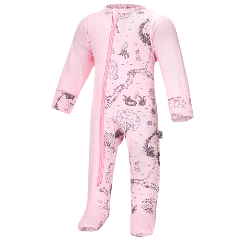 Little Angel Overal tenký TISK DR Outlast® - sv.růžová louka Velikost oblečení: 86