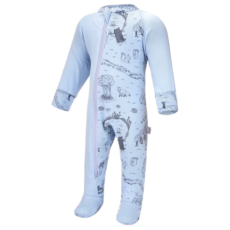 Little Angel Overal tenký TISK DR Outlast® - sv.modrá louka Velikost oblečení: 80