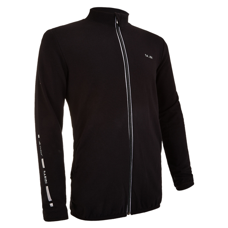 BARIDI wear Mikina pánská rozepínací smyk Outlast® - černá Velikost oblečení: 3XL