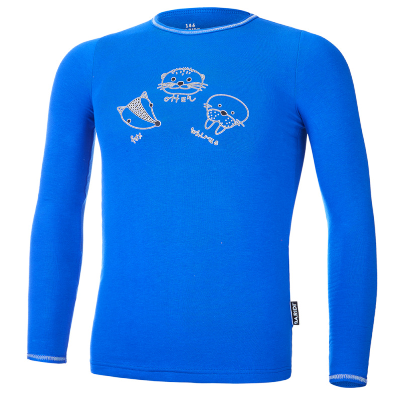 BARIDI wear Tričko DR smyk obrázek Outlast® - modrá royal Velikost oblečení: 146
