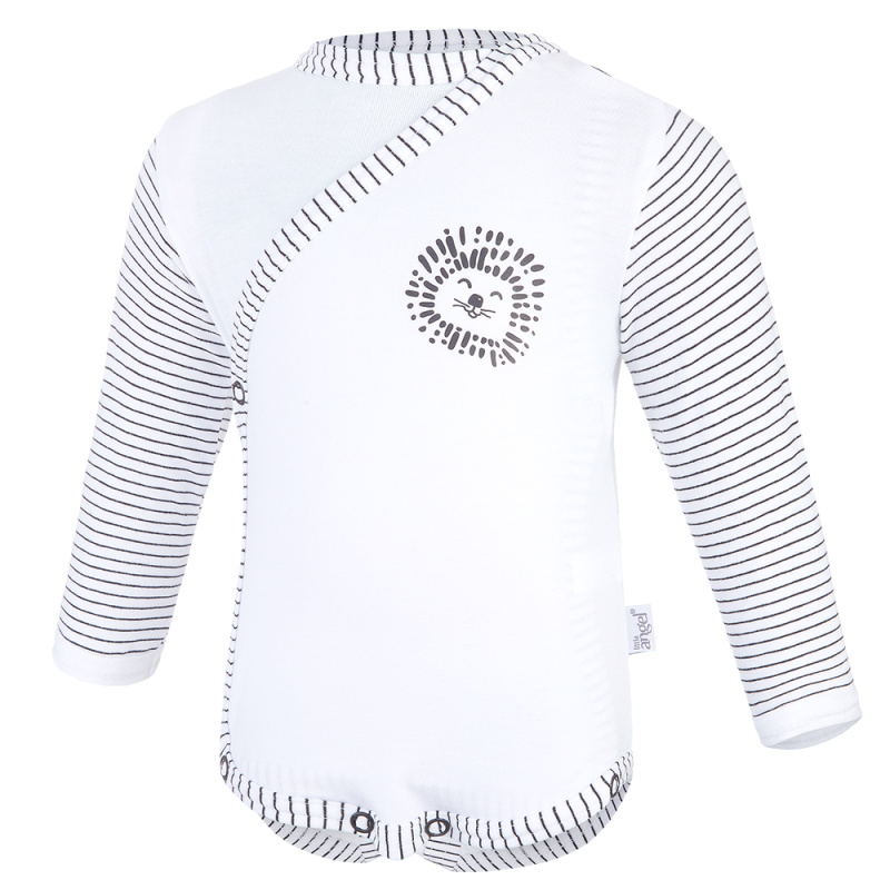 Little Angel Body tenké zavinovací DR Outlast® - bílá/pruh bíločerný Velikost oblečení: 68