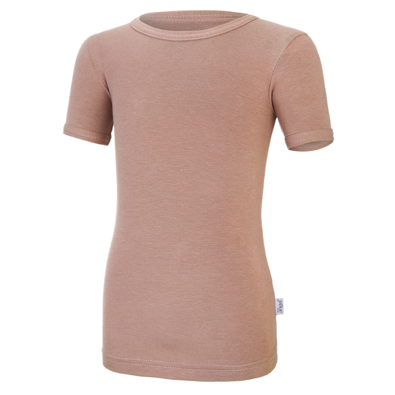 Little Angel Tričko tenké KR Outlast® - oříšková Velikost oblečení: 104