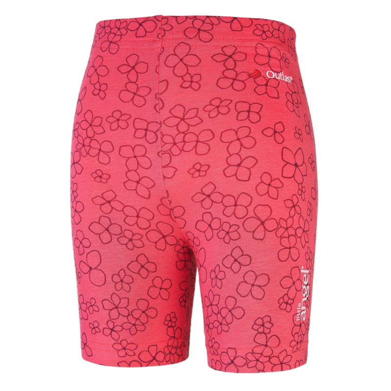 Little Angel Kraťasy tenké TISK Outlast® - jahodová kytičky Velikost oblečení: 110