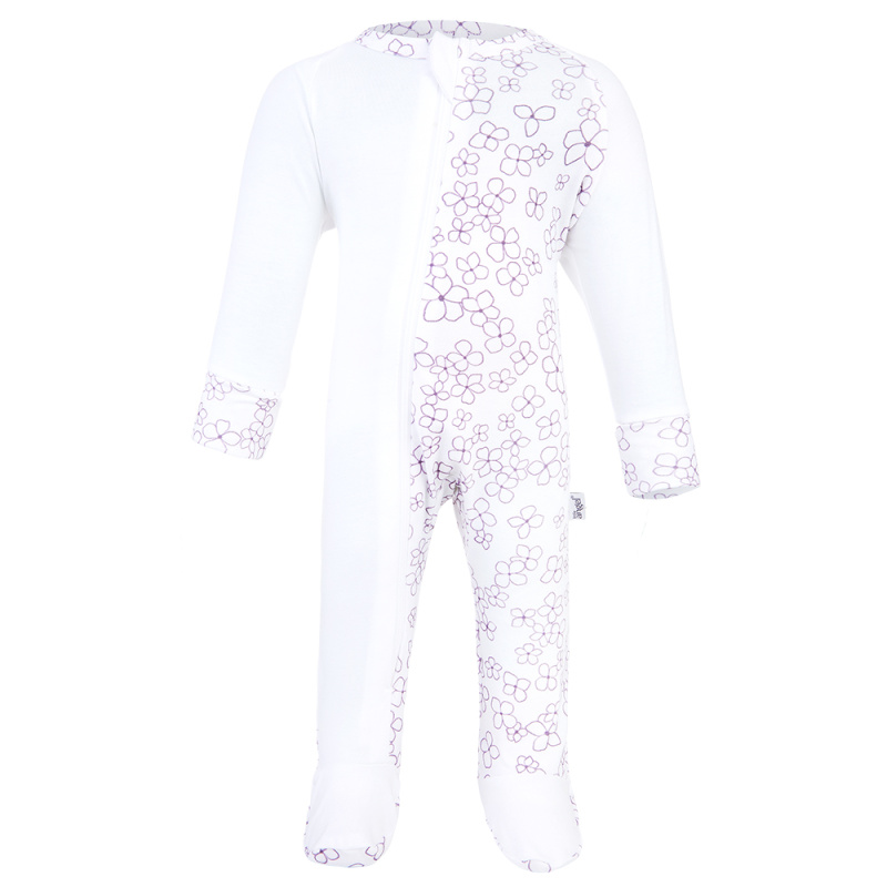Little Angel Overal tenký TISK DR Outlast® - bílá kytičky Velikost oblečení: 86